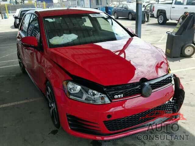 VOLKSWAGEN GTI 2016 - 3VW4T7AU6GM039845