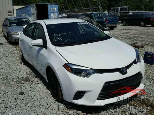 TOYOTA COROLLA 2015 - 2T1BURHE0FC282656