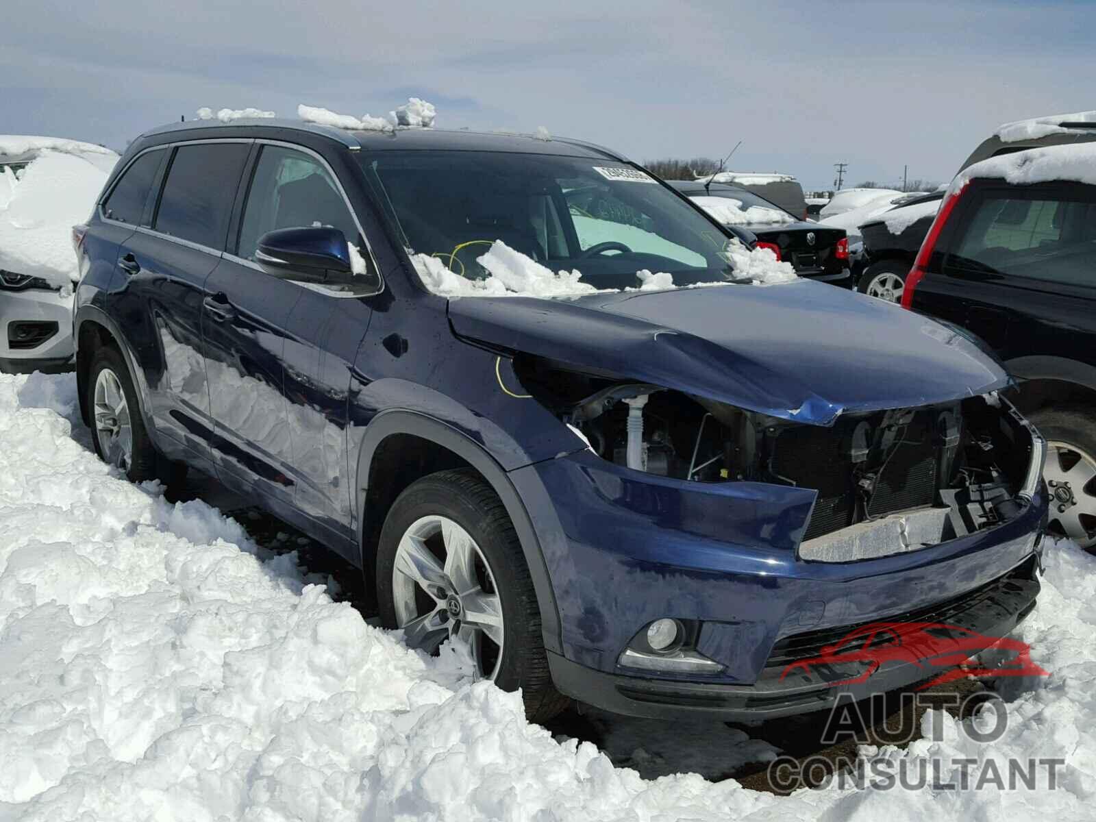TOYOTA HIGHLANDER 2016 - 5TDDKRFH7GS285364