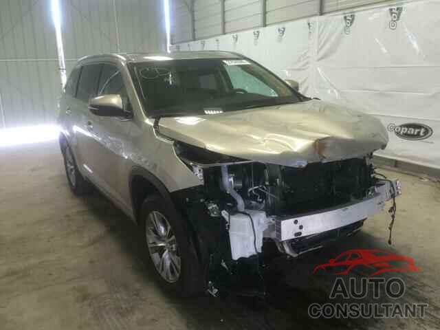 TOYOTA HIGHLANDER 2015 - 5TDKKRFH9FS047666