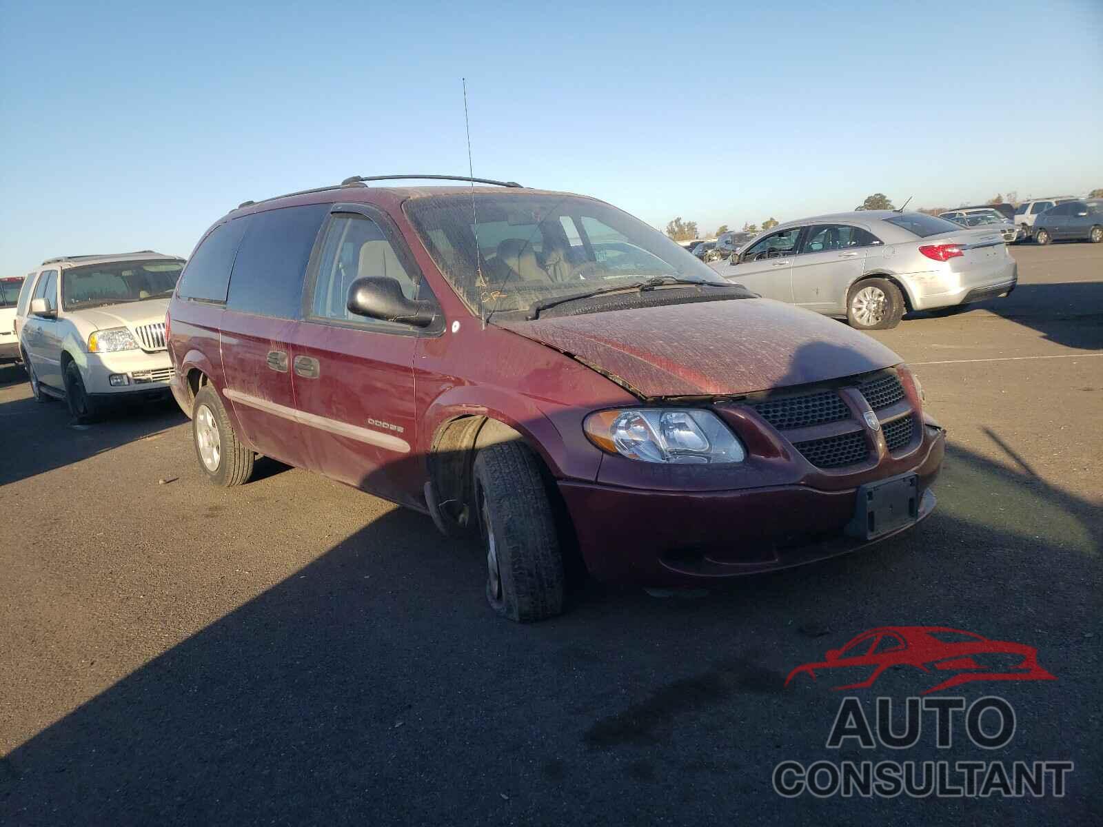 DODGE GRAND CARA 2001 - 5YJYGDEE2MF086199