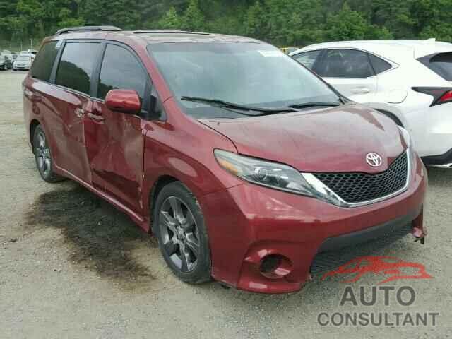 TOYOTA SIENNA 2015 - 5TDXK3DC7FS586491