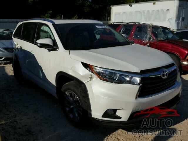 TOYOTA HIGHLANDER 2015 - 5TDKKRFH7FS074641