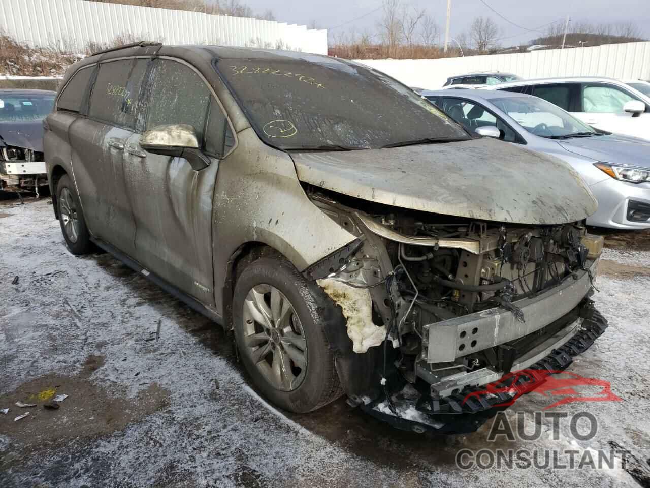 TOYOTA SIENNA 2021 - 5TDZSKFC3MS034631