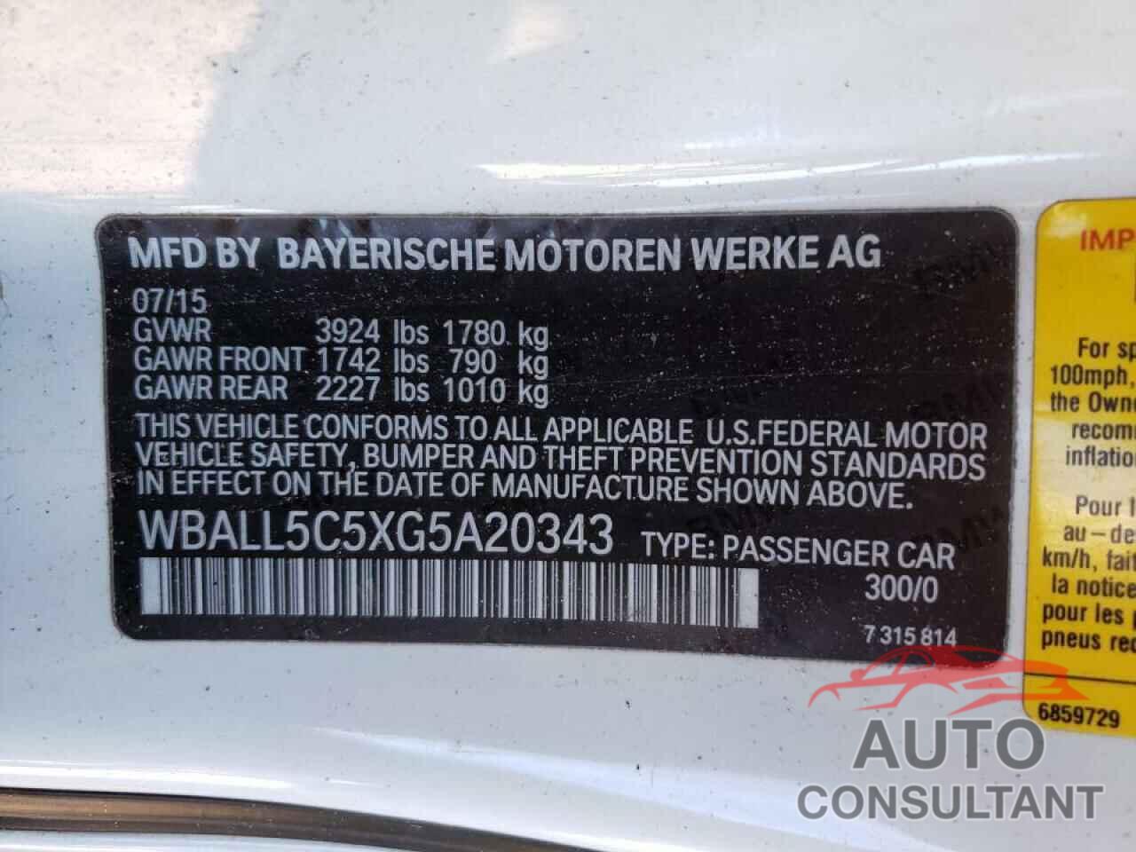 BMW Z4 2016 - WBALL5C5XG5A20343