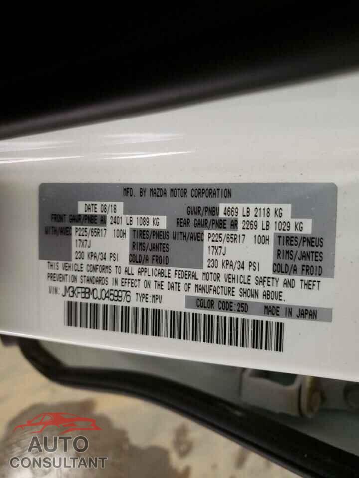 MAZDA CX-5 2018 - JM3KFBBM0J0459976