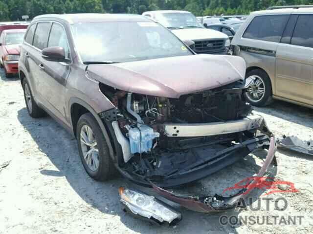 TOYOTA HIGHLANDER 2015 - 5TDKKRFH8FS115861
