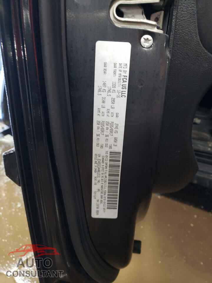 DODGE CARAVAN 2017 - 2C4RDGCG4HR612121