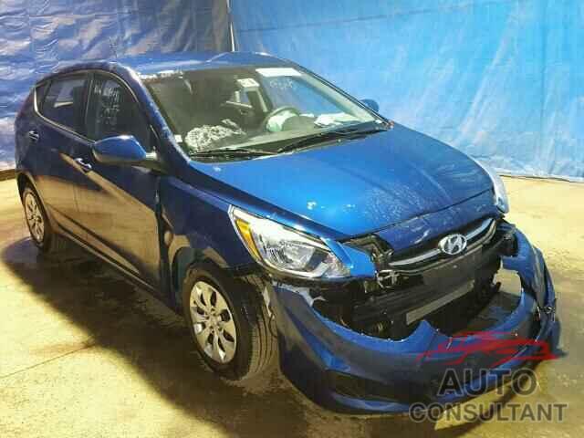 HYUNDAI ACCENT 2016 - KMHCT5AE9GU260312