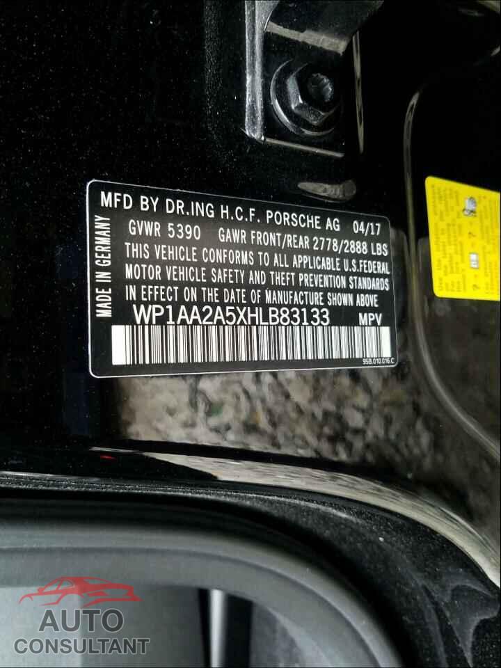 PORSCHE MACAN 2017 - WP1AA2A5XHLB83133