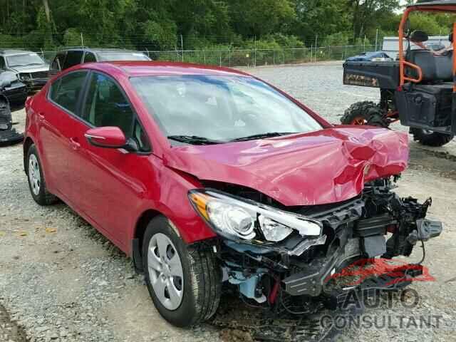 KIA FORTE 2016 - KNAFX4A68G5548743