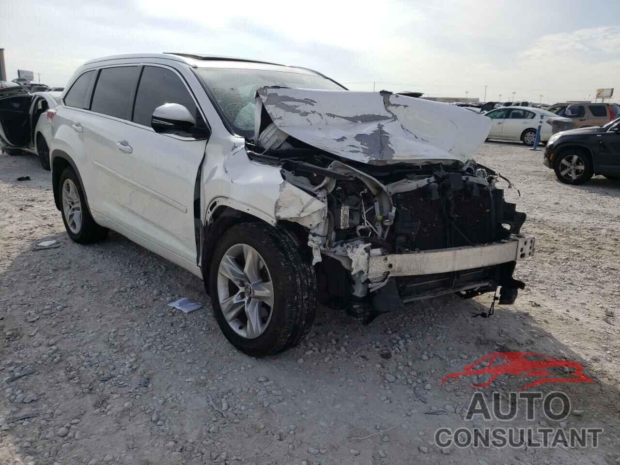 TOYOTA HIGHLANDER 2016 - 5TDDKRFH5GS263184
