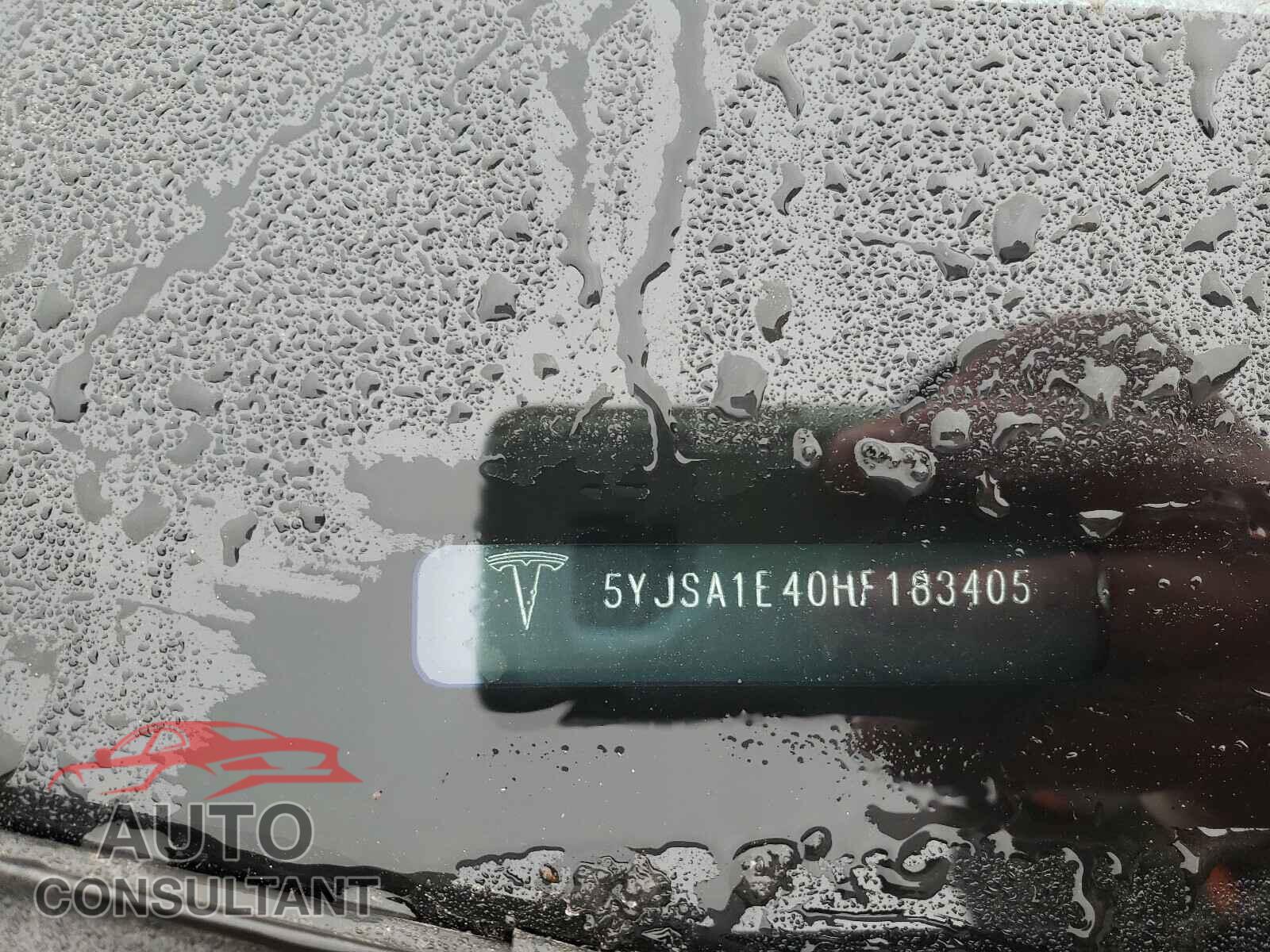 TESLA MODEL S 2017 - 5YJSA1E40HF183405