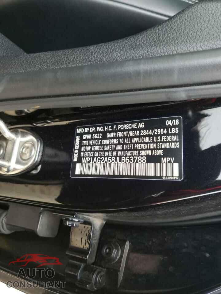 PORSCHE MACAN 2018 - WP1AG2A58JLB63788