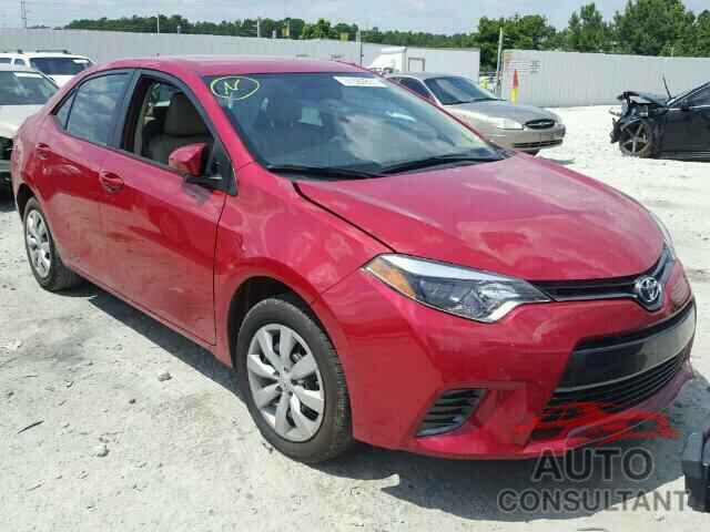 TOYOTA COROLLA 2016 - 2T1BURHEXGC745372