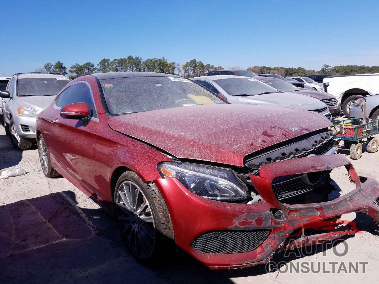 MERCEDES-BENZ C CLASS 2017 - WDDWJ4JB5HF401394