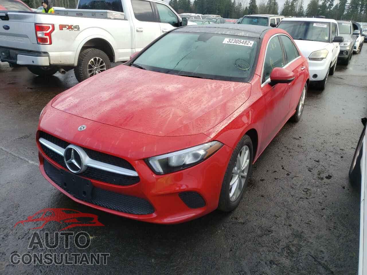 MERCEDES-BENZ A-CLASS 2020 - WDD3G4FB3LW036944