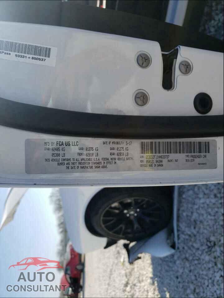 DODGE CHALLENGER 2017 - 2C3CDZFJ1HH633737