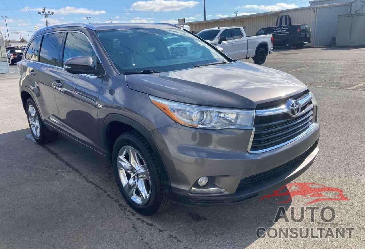 TOYOTA HIGHLANDER 2016 - 5TDYKRFH6GS132444