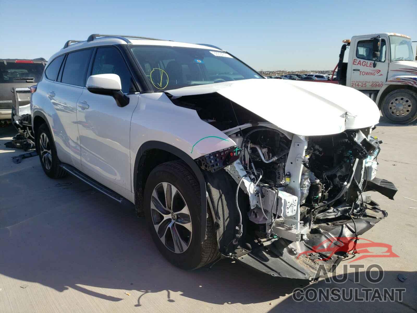 TOYOTA HIGHLANDER 2020 - 5TDGZRAH6LS001975