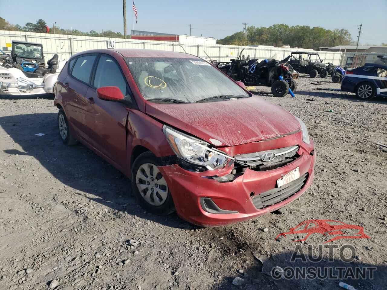 HYUNDAI ACCENT 2017 - KMHCT5AE9HU360072