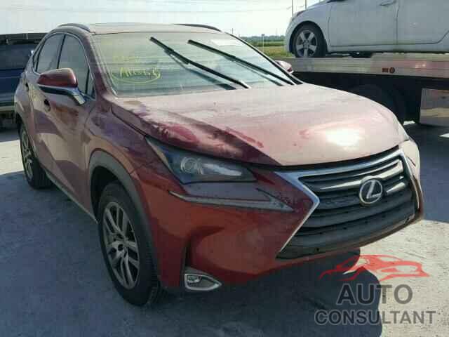 LEXUS NX 2016 - JTJYARBZ5G2029053