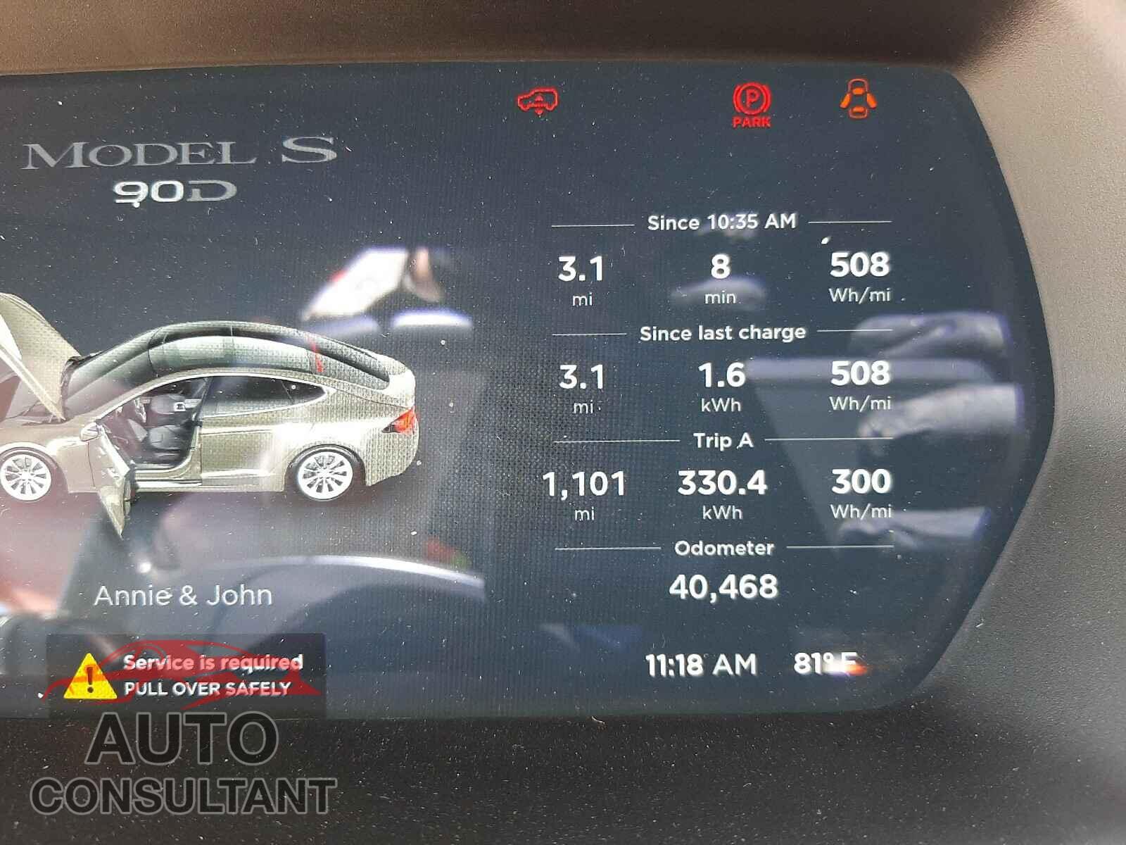 TESLA MODEL S 2016 - 5YJSA1E23GF148743