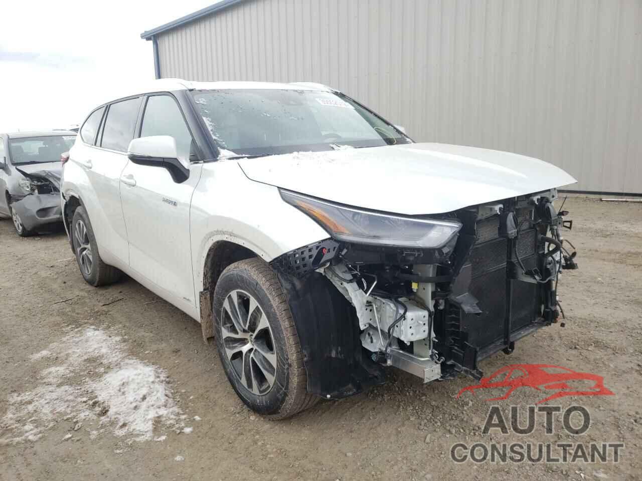 TOYOTA HIGHLANDER 2021 - 5TDGBRCH8MS523199