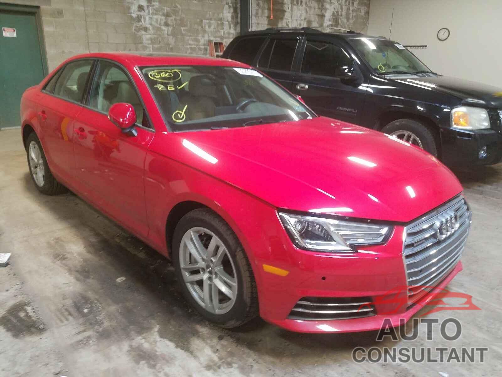 AUDI A4 2017 - WAUANAF41HN012370