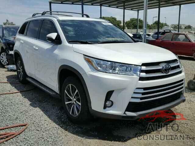 TOYOTA HIGHLANDER 2017 - 5TDKZRFH4HS203109