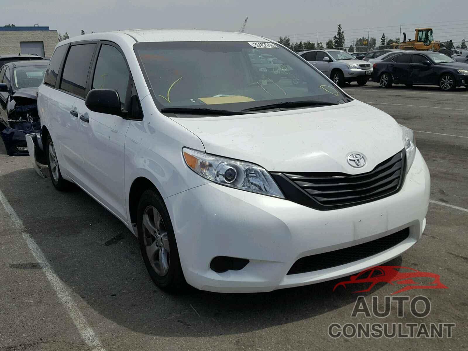 TOYOTA SIENNA 2016 - 5TDZK3DC0GS722535