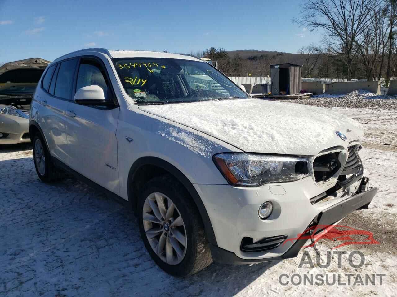 BMW X3 2016 - 5UXWX9C53G0D71859
