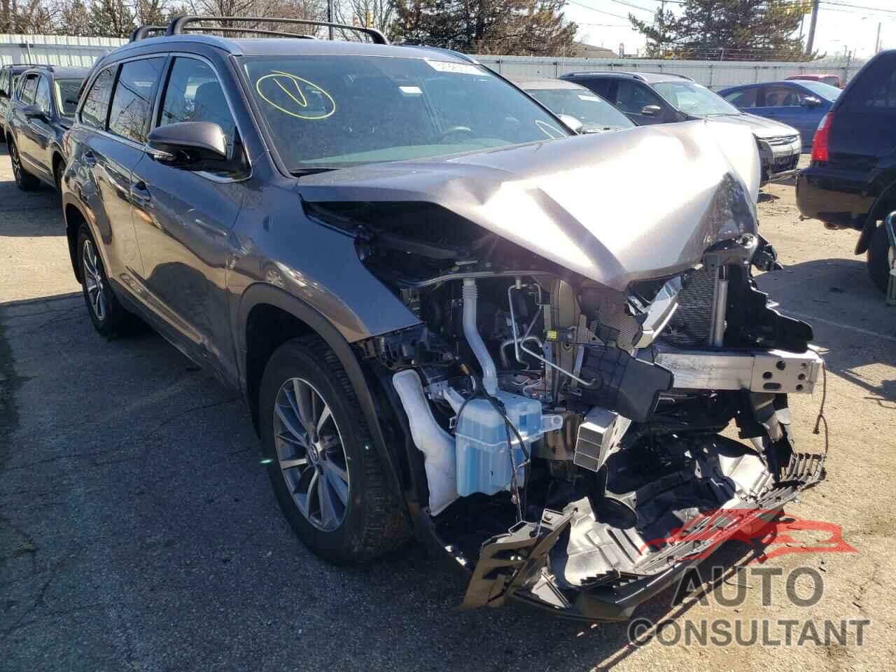 TOYOTA HIGHLANDER 2019 - 5TDJZRFH6KS621092