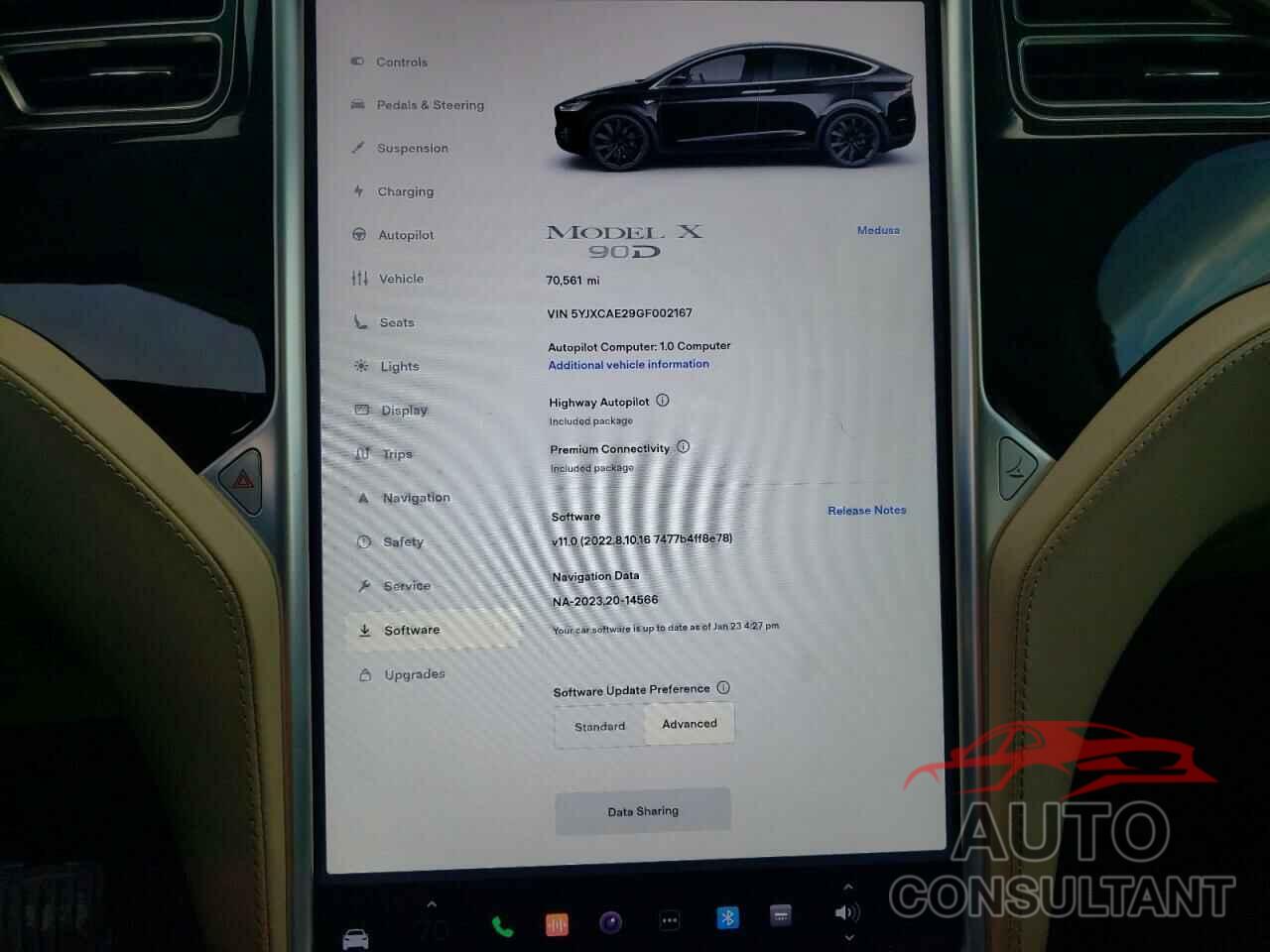 TESLA MODEL X 2016 - 5YJXCAE29GF002167