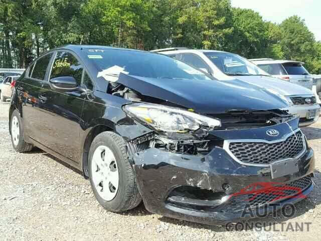 KIA FORTE 2016 - KNAFK4A65G5539822