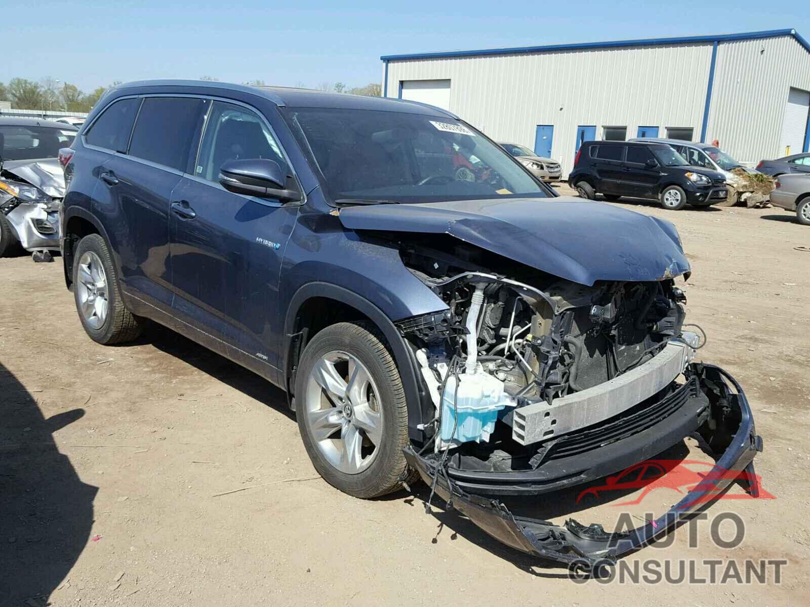 TOYOTA HIGHLANDER 2016 - 5TDDCRFH1GS015284