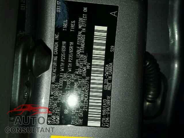 LEXUS RX350 2017 - 2T2ZZMCAXHC057716
