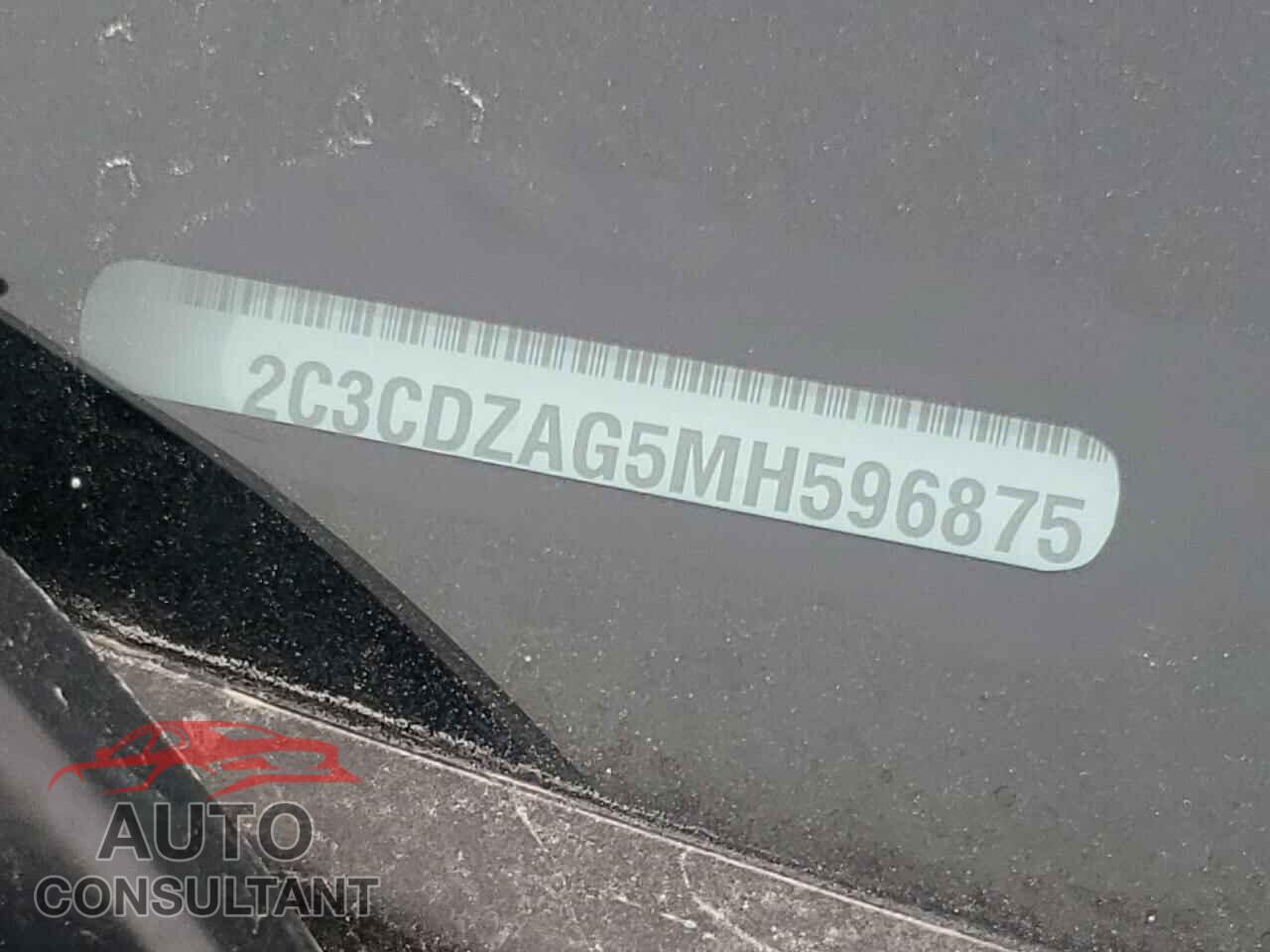DODGE CHALLENGER 2021 - 2C3CDZAG5MH596875