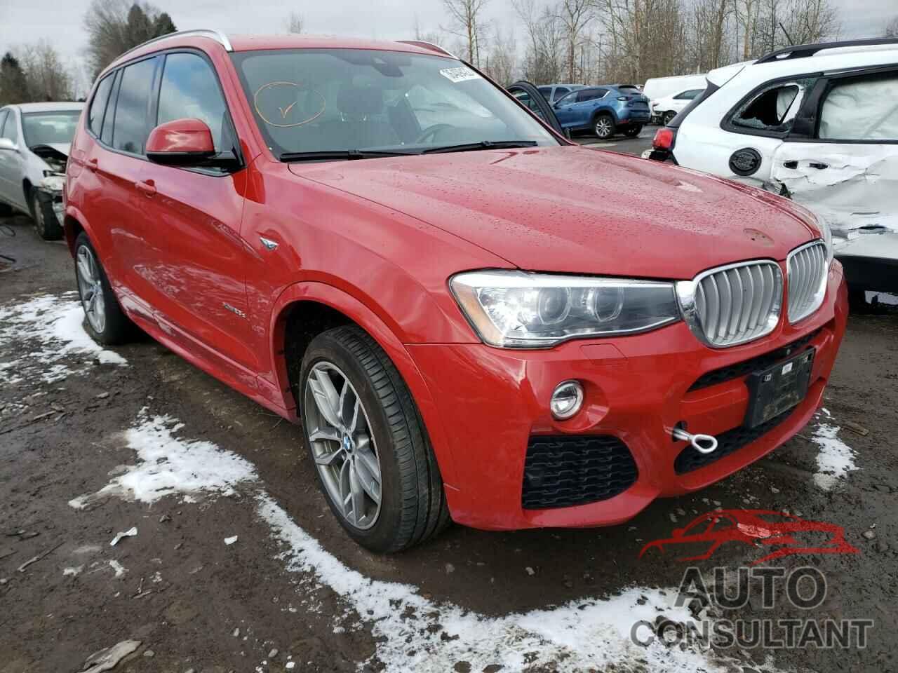 BMW X3 2016 - 5UXWY3C59G0F84325