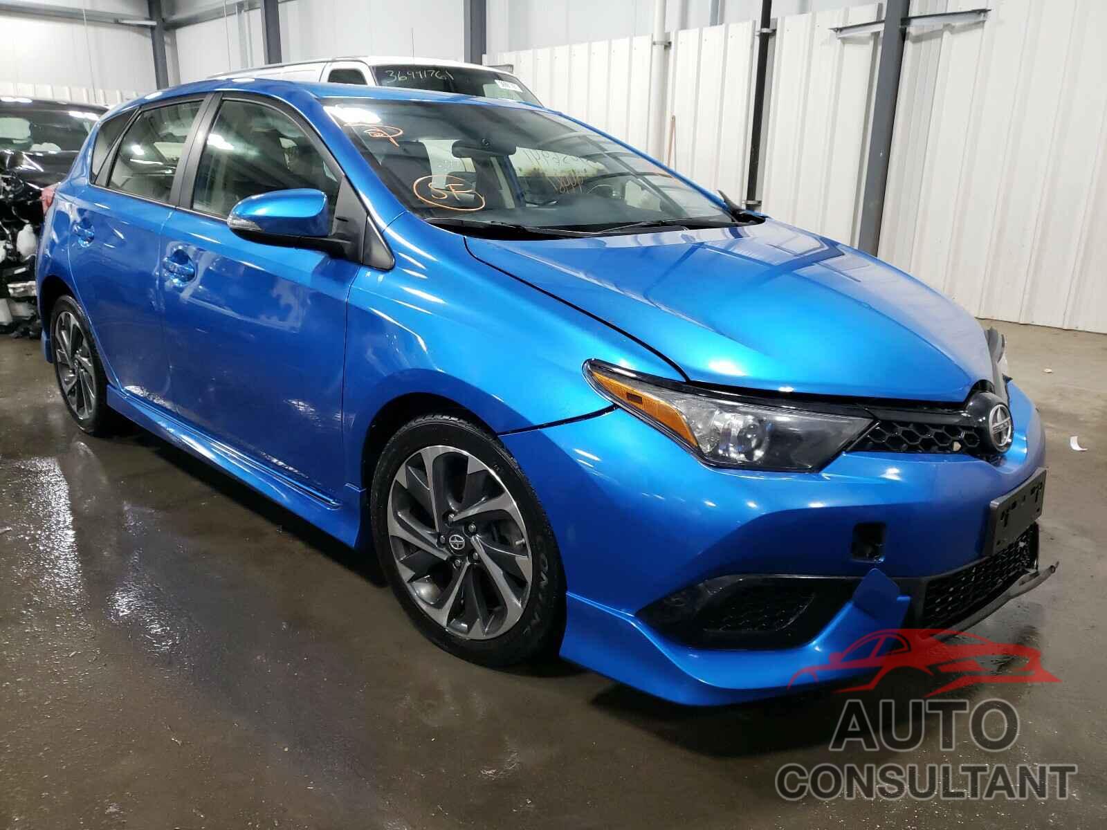 TOYOTA SCION 2016 - JTNKARJE5GJ516116