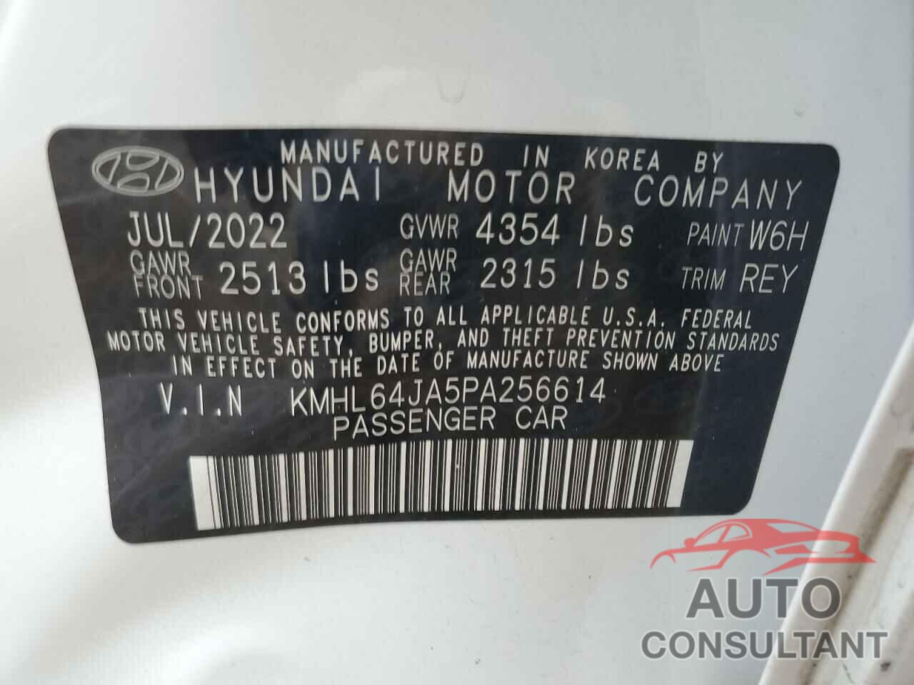 HYUNDAI SONATA 2023 - KMHL64JA5PA256614