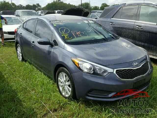 KIA FORTE 2016 - KNAFX4A66G5468812