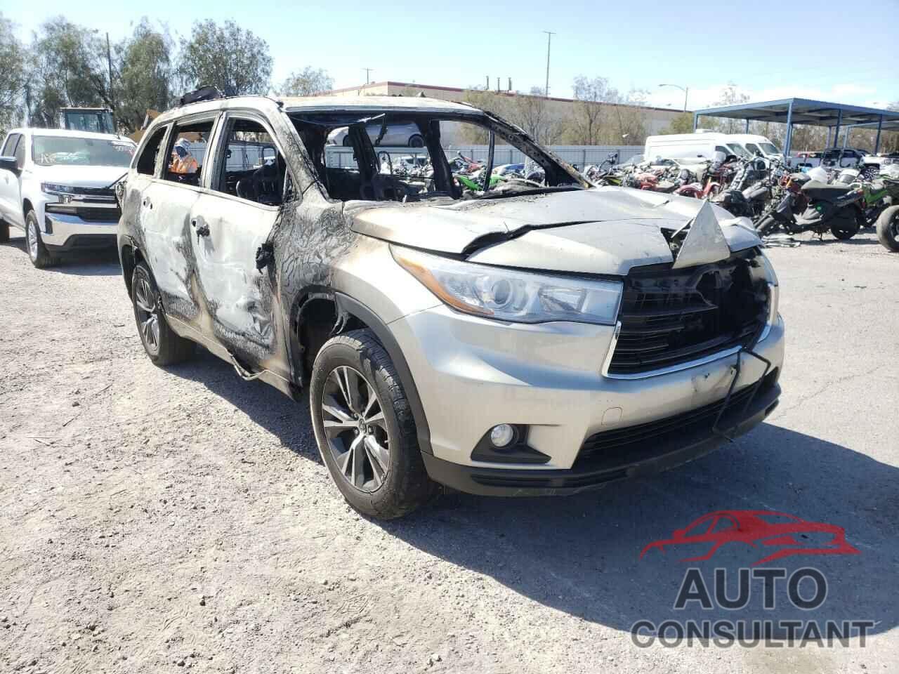TOYOTA HIGHLANDER 2016 - 5TDKKRFH7GS505061