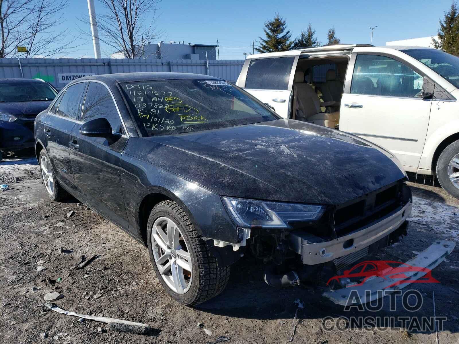 AUDI A4 2017 - WAUANAF43HN037822