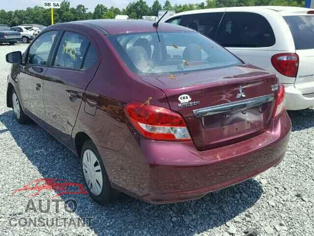 MITSUBISHI MIRAGE 2017 - ML32F3FJ1HHF15603