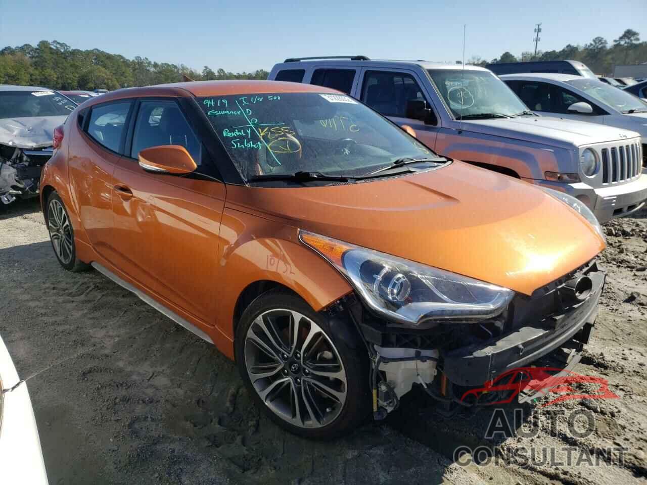 HYUNDAI VELOSTER 2016 - KMHTC6AE8GU284316