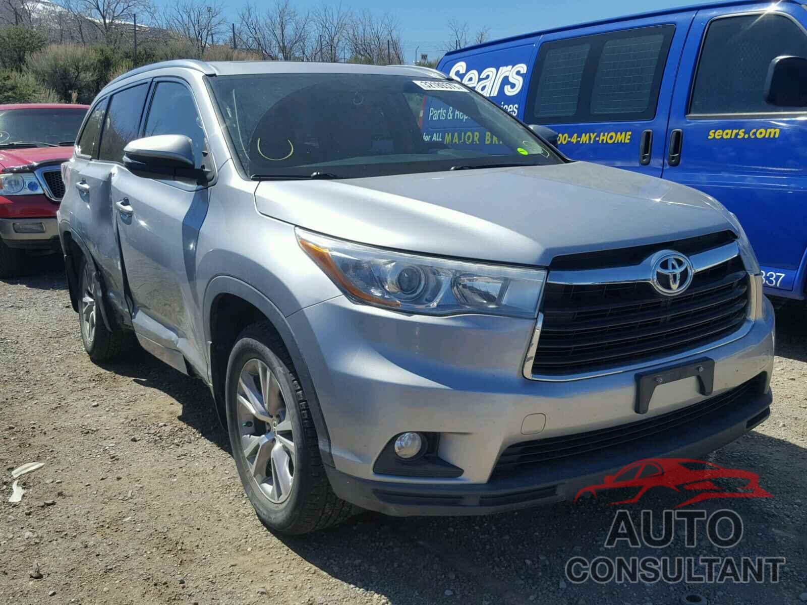 TOYOTA HIGHLANDER 2015 - 5TDJKRFH2FS080102