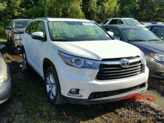 TOYOTA HIGHLANDER 2015 - 5TDYKRFH9FS096991