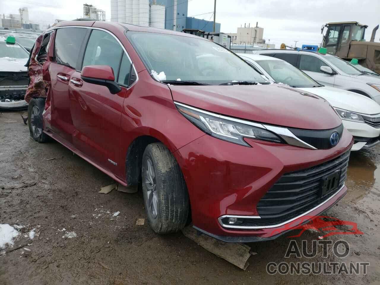 TOYOTA SIENNA 2021 - 5TDYRKEC6MS041548