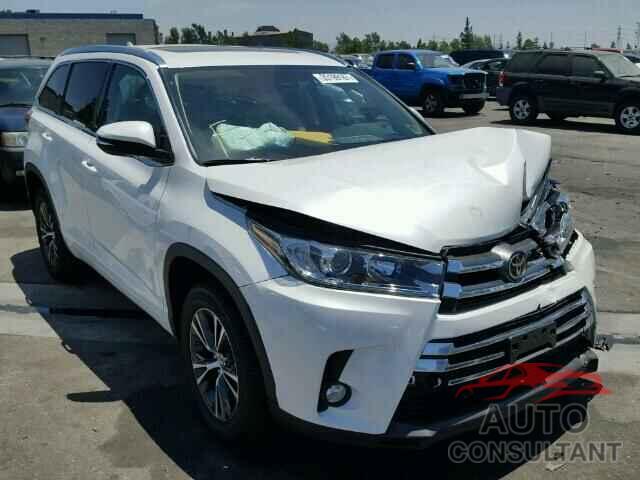 TOYOTA HIGHLANDER 2017 - 5TDYZRFH5HS195273